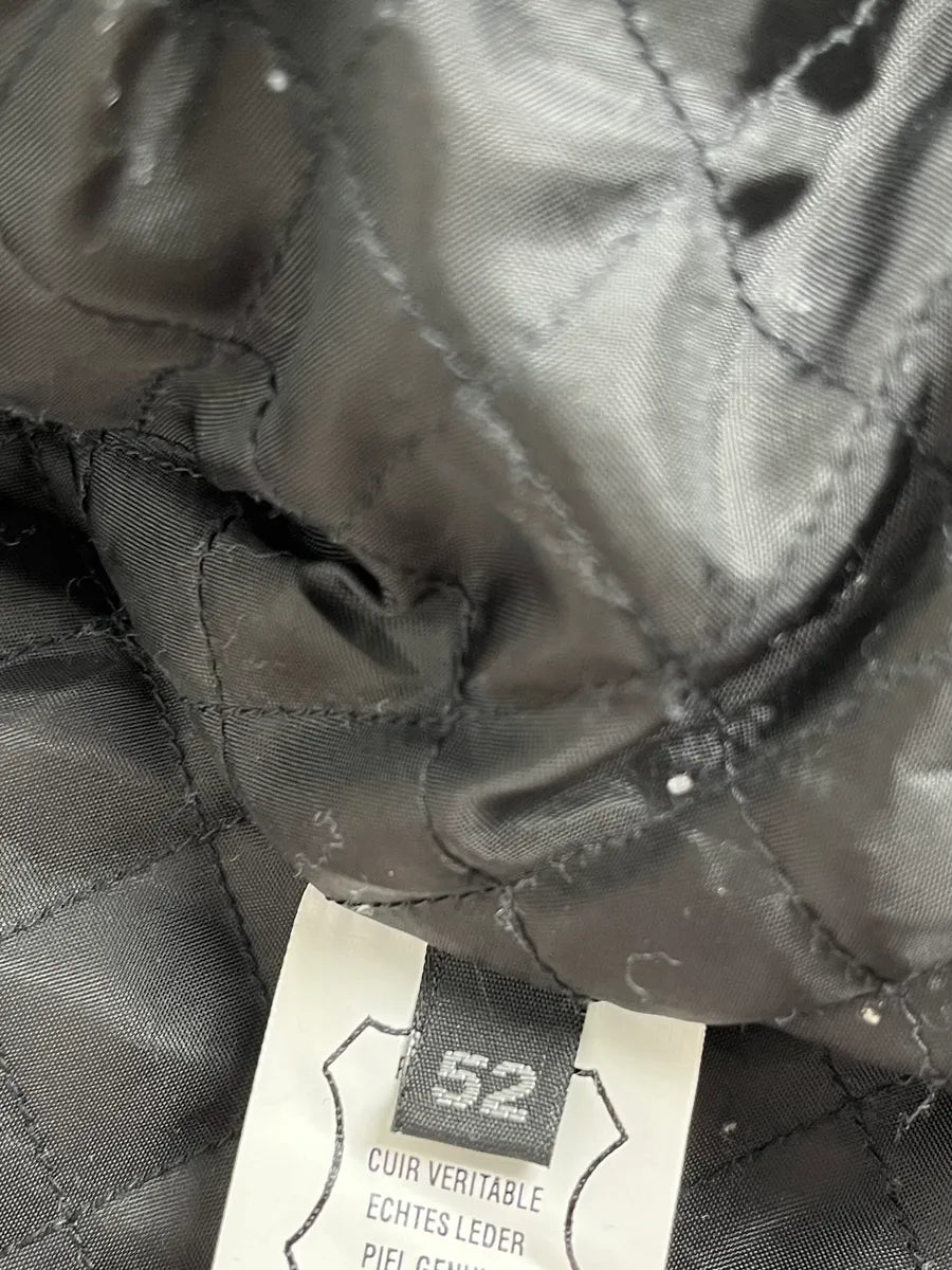 2000s Massimo Rebecchi Beige Suede Leather Jacket SMXUtZC 8