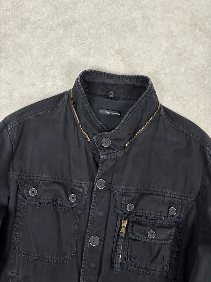 Daniele Alessandrini Black Multi Pockets Jacket lTkOkEG 3