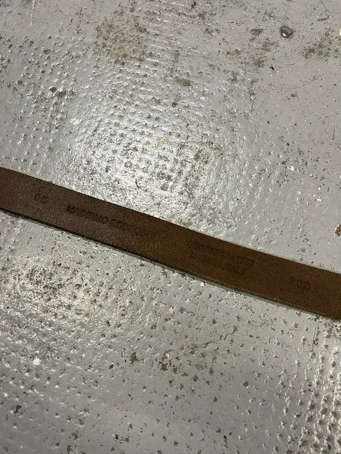 2000s Massimo Rebecchi Eyelet Brown Leather Belt kcNEhpE 7