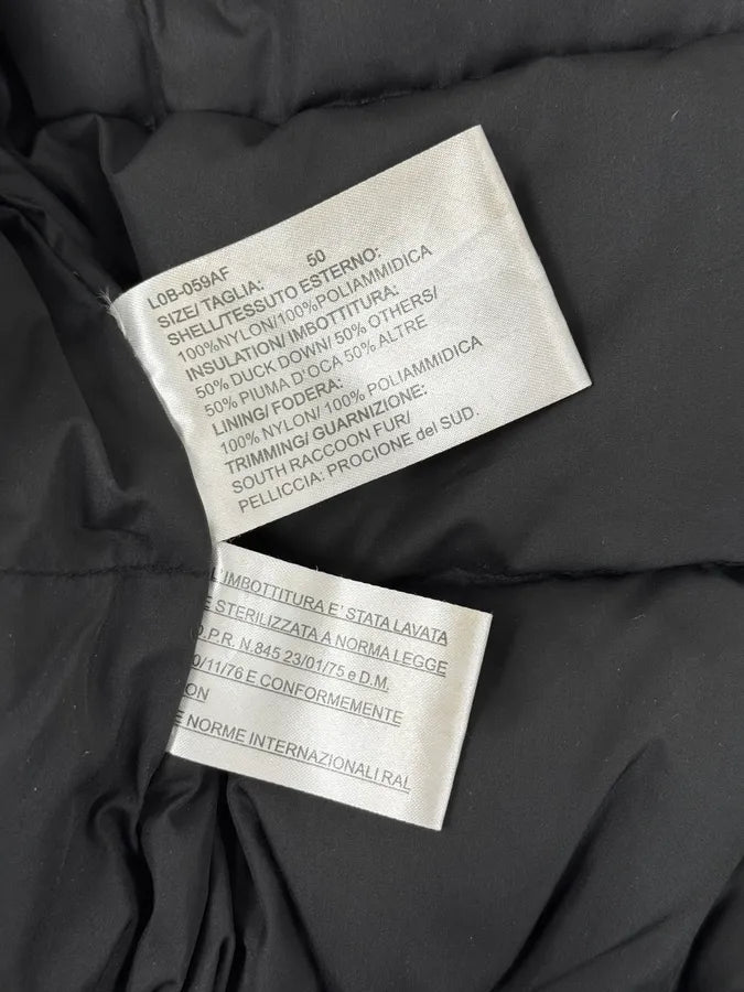 2000s Massimo Rebecchi Fur Front Zips Navy Bomber Jacket efWabib 9