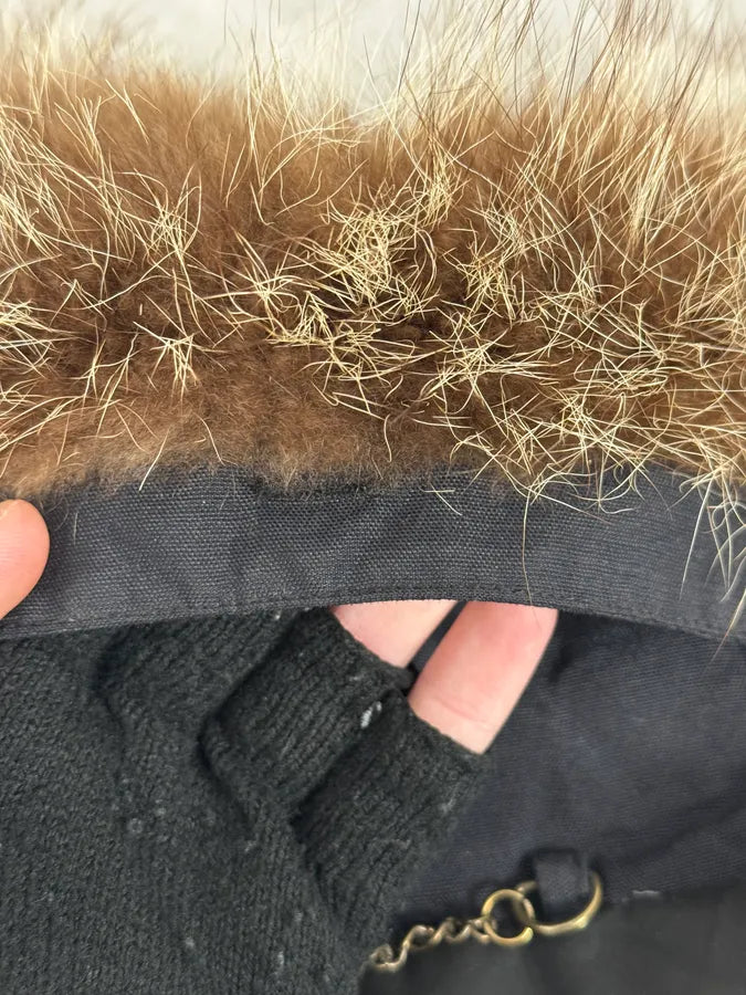 2000s Massimo Rebecchi Fur Front Zips Navy Bomber Jacket efWabib 7