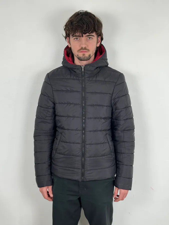 2000s Massimo Rebecchi Reversible Black & Red Puffer Jacket gCDRbop 3