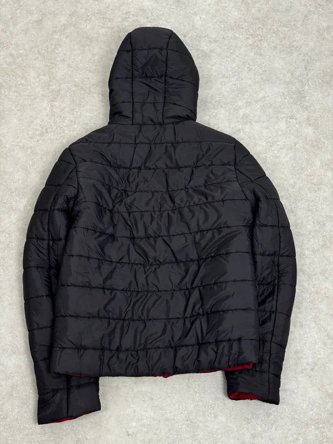 2000s Massimo Rebecchi Reversible Black & Red Puffer Jacket gCDRbop 7