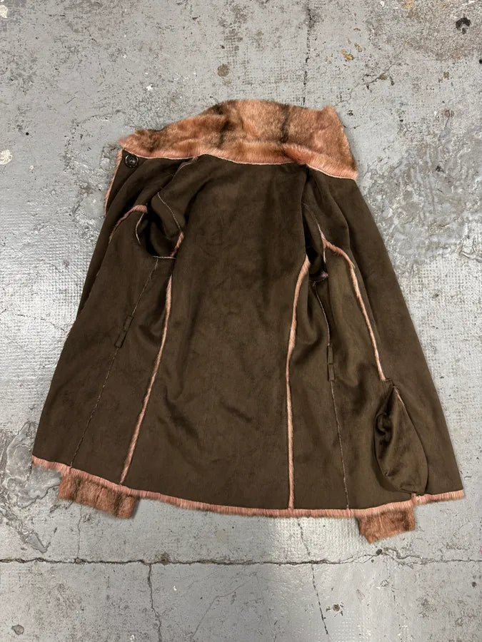 2000s Miss Sixty Beige Fake Fur Jacket DrAnKgS 6