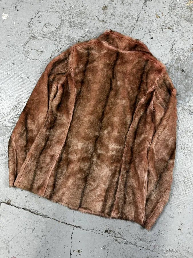 2000s Miss Sixty Beige Fake Fur Jacket DrAnKgS 5
