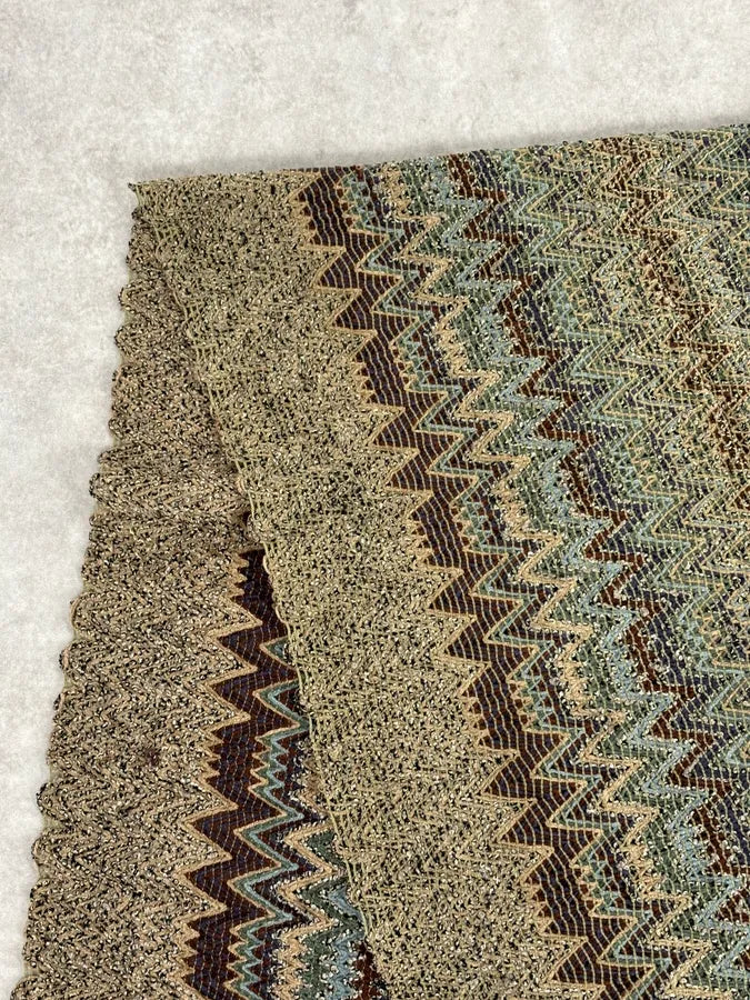 2000s Missoni Grey Khaki Wool Scarf rmNxlcv 5