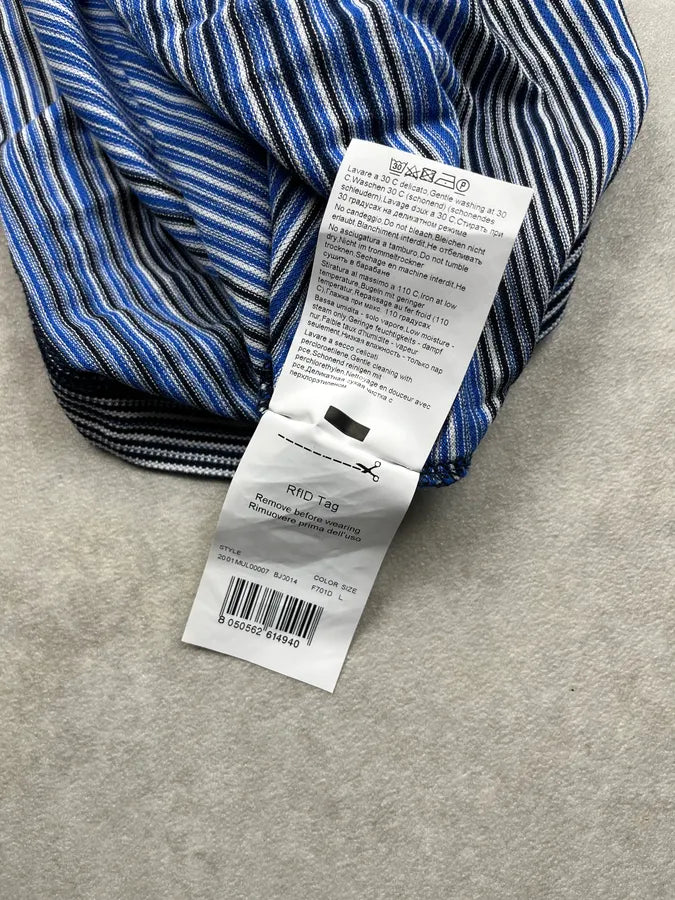 2000s Missoni Sunset Striped Multicolor Polo nqfsYqF 8