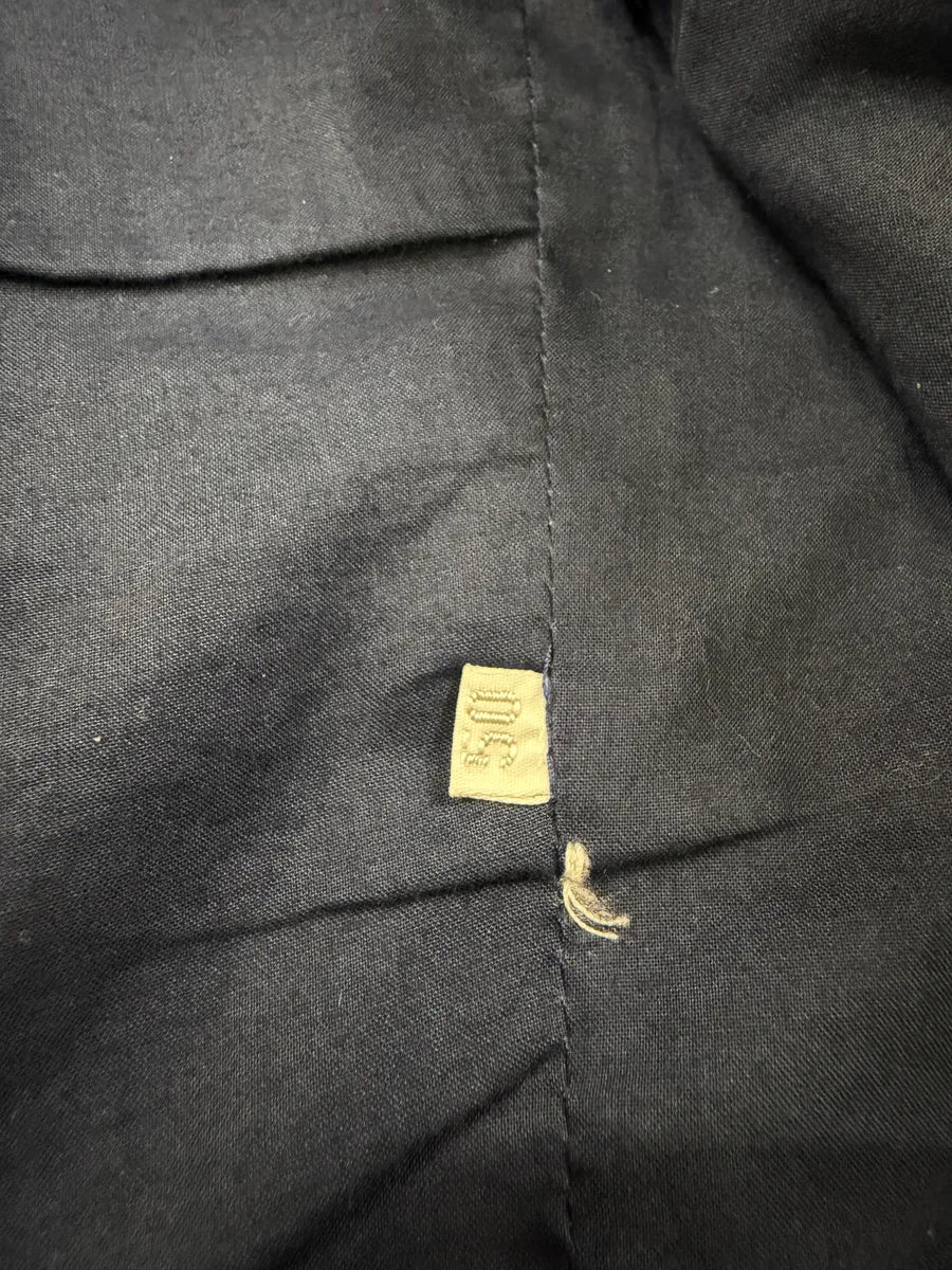 2000s Miu Miu Blue Gradient Eroded Leather Blazer Jacket lHaVrqi 6