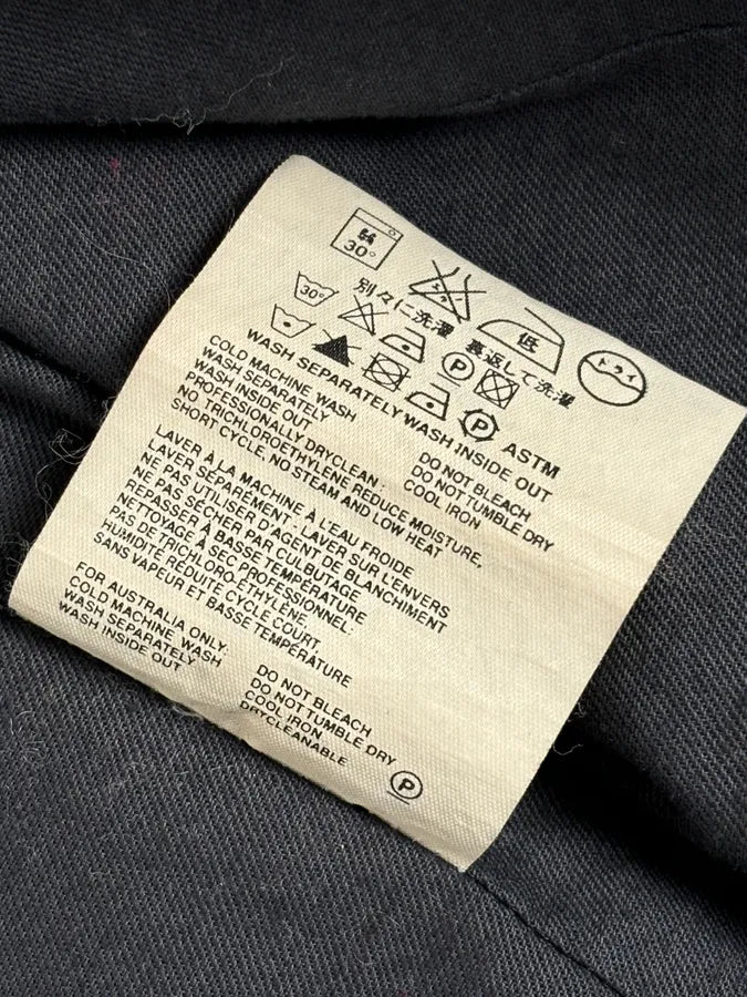 2000s Miu Miu Blue Navy Denim Buttoned Jacket jQGIGJR 11