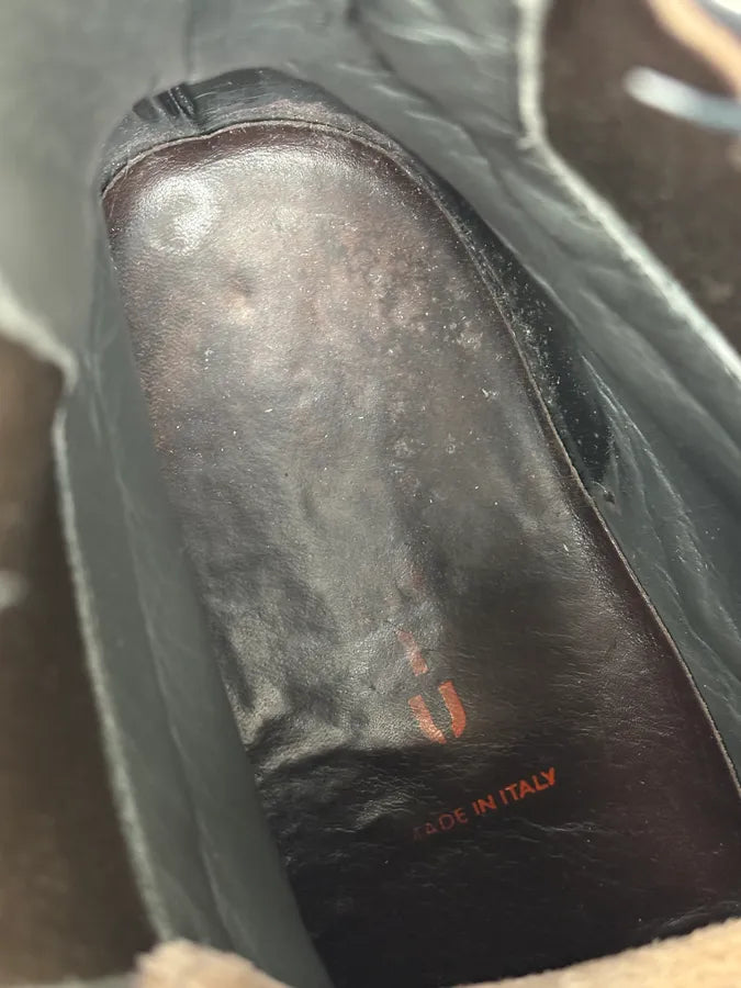 2000s Miu Miu Brown Leather Combat Boots XInijoH 8