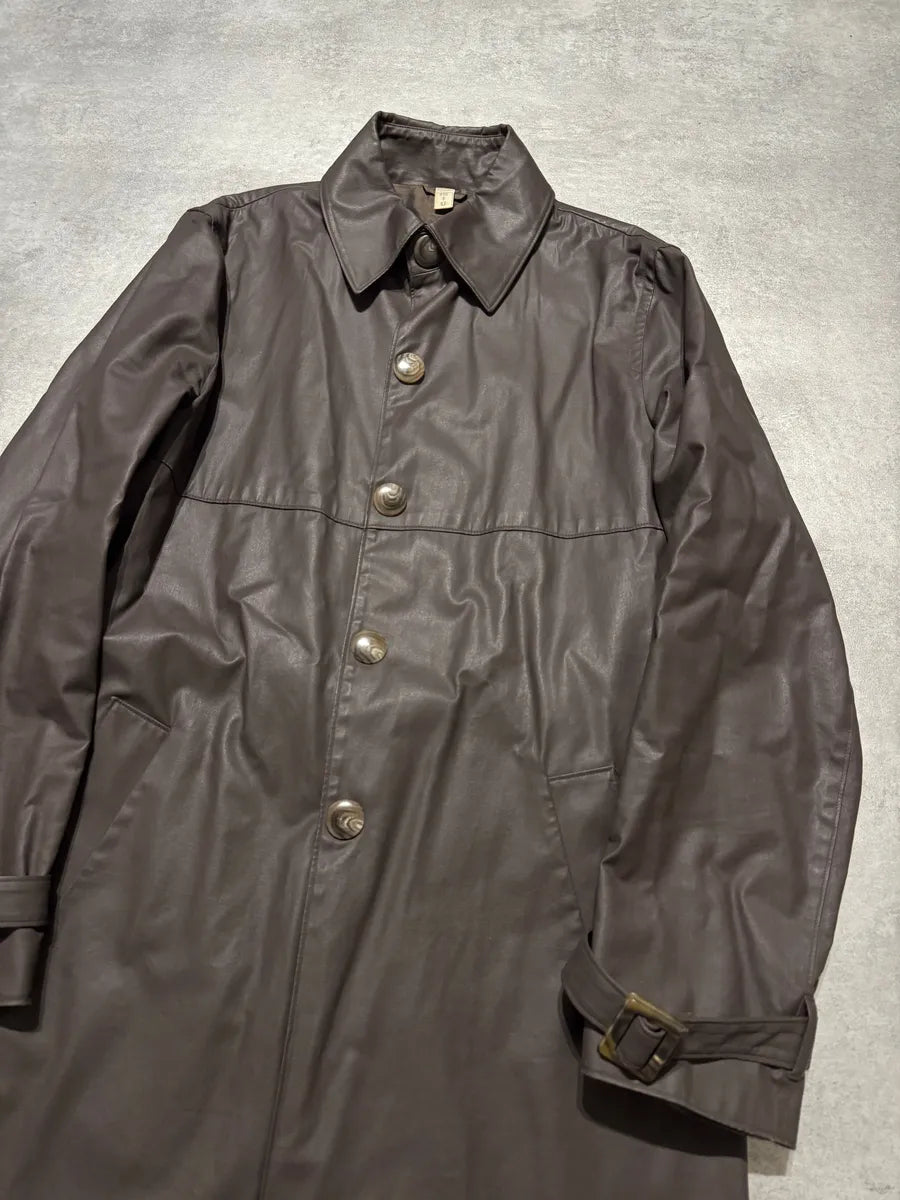 2000s Miu Miu Brown Trench Coat rJXZLIs 1