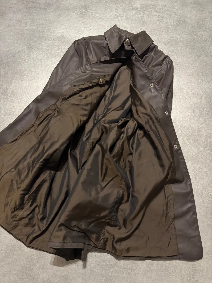 2000s Miu Miu Brown Trench Coat rJXZLIs 4