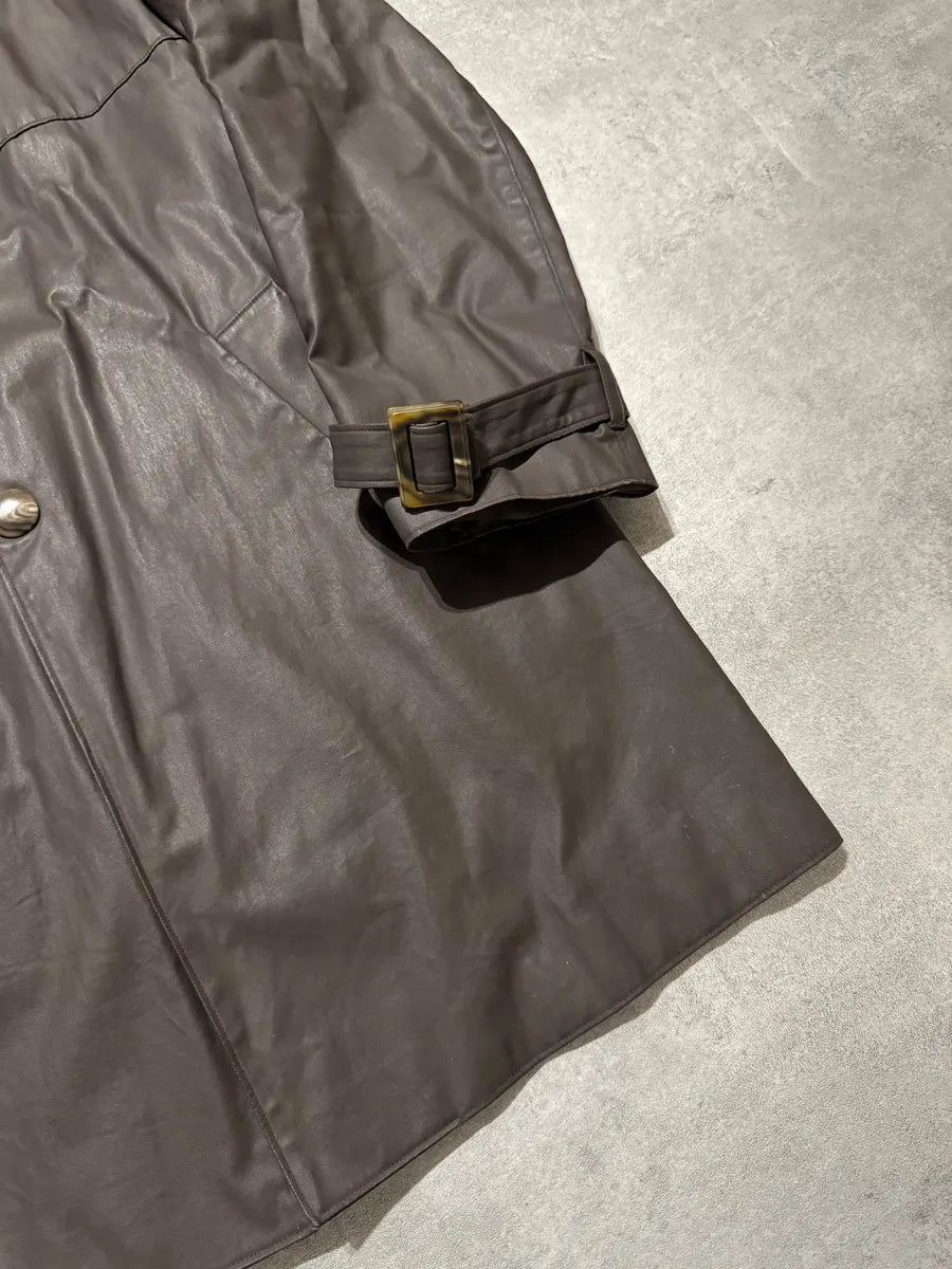 2000s Miu Miu Brown Trench Coat rJXZLIs 5