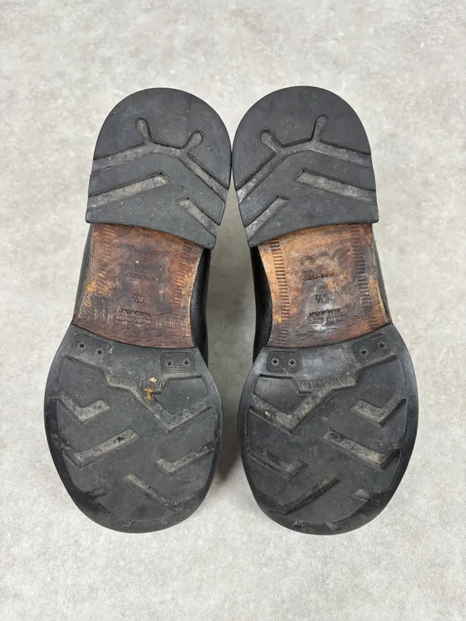 2000s Miu Miu Dark Brown Premium Leather Boots tSJNxQR 7