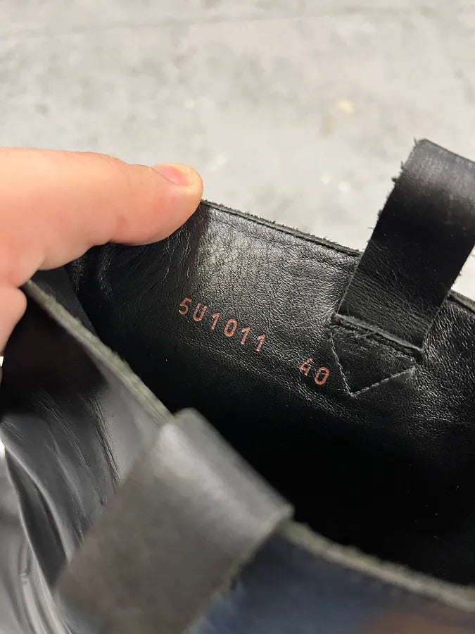 2000s MiuMiu Black Heel Ankle Boots eCxzXXN 8