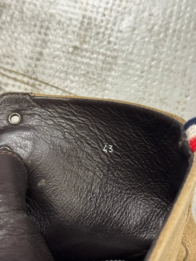 2000s Moncler Beige Suede Leather Boots nRgMDrm 5