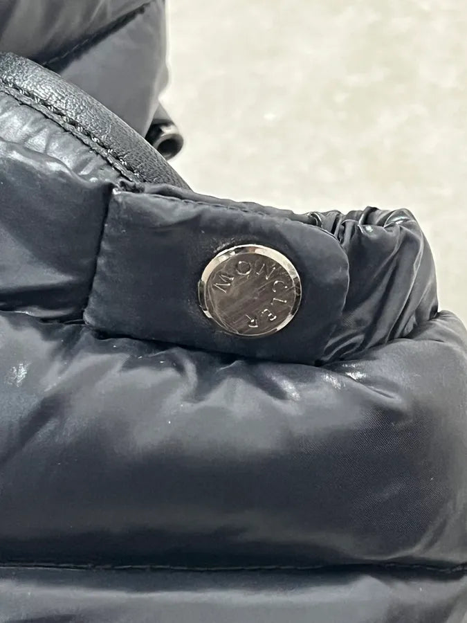 2000s Moncler Black Leather Puffer Boots tZHuqQk 11