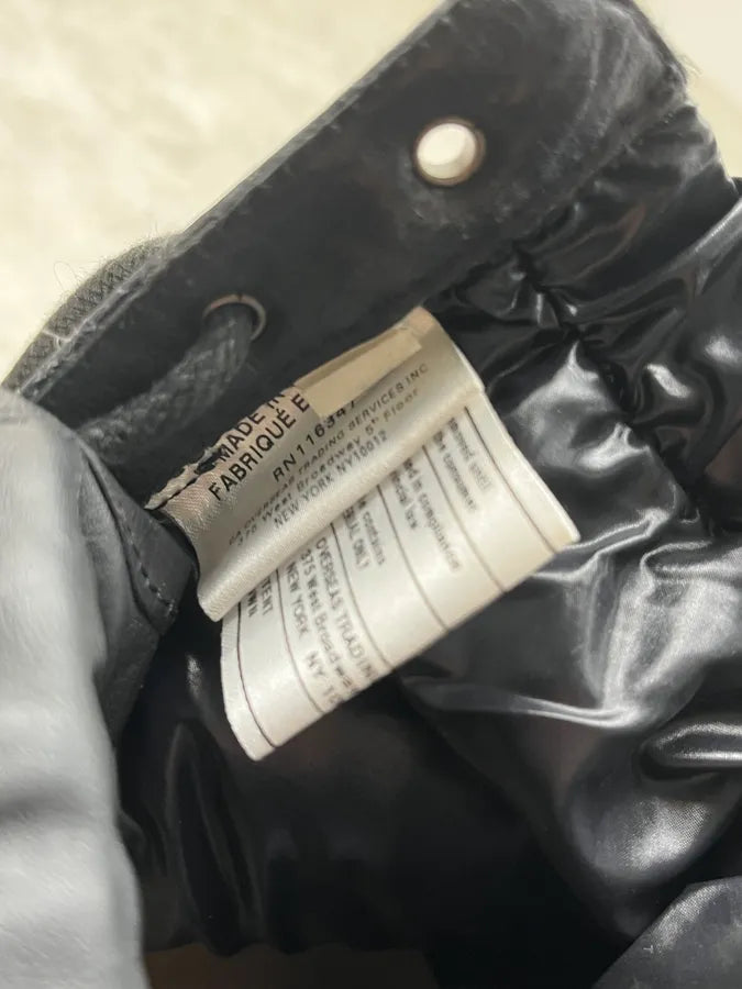 2000s Moncler Black Puffer Leather High Boots VoxUlte 7