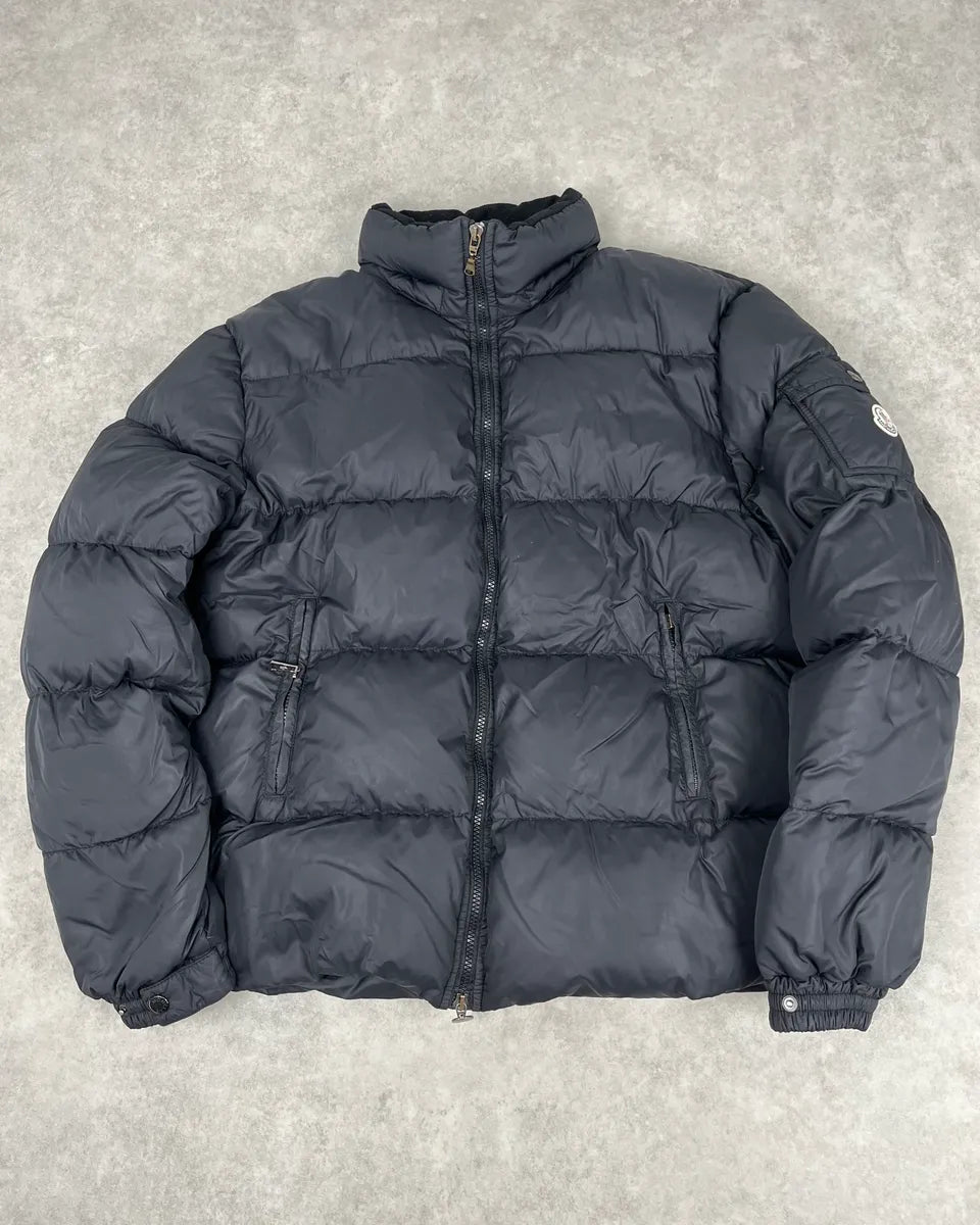 2000s Moncler Black Quilted Puffer Jacket HhXhZom 4