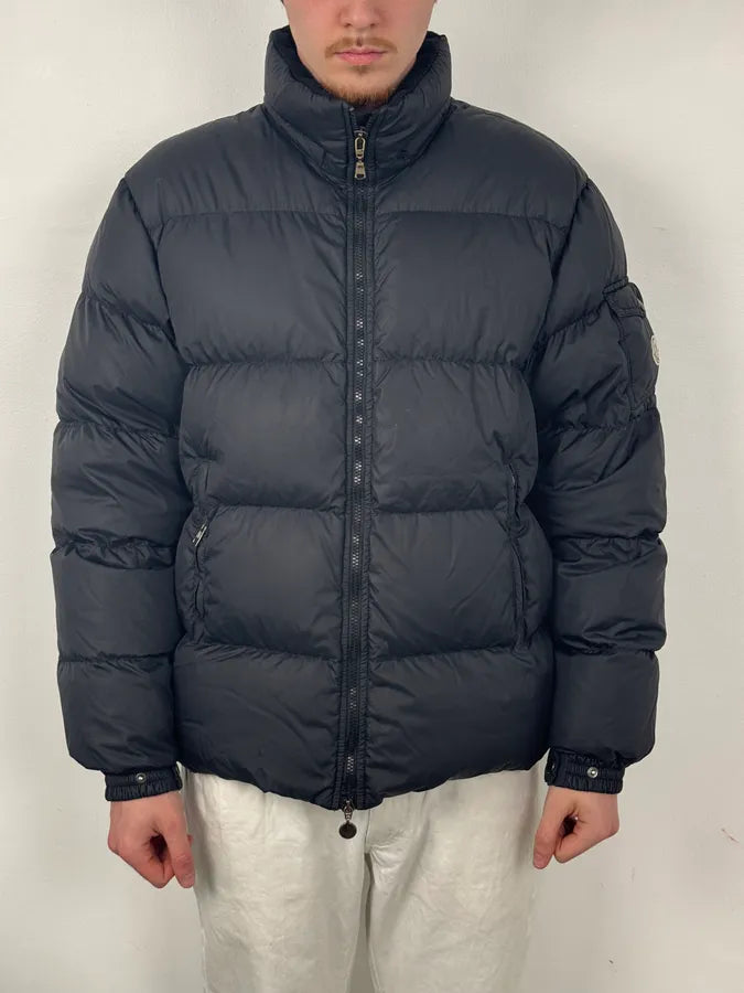 2000s Moncler Black Quilted Puffer Jacket HhXhZom 1