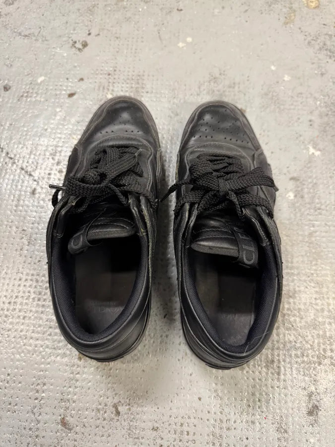 2000s Moncler Black Trainers Low Sneakers gkQlTYy 3