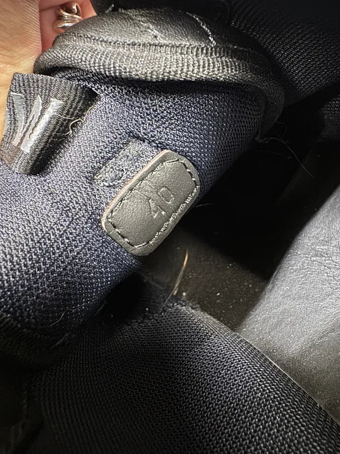 2000s Moncler Black Trainers Low Sneakers gkQlTYy 4