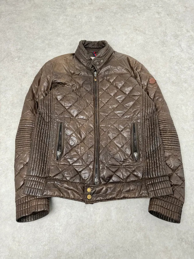 2000s Moncler Brown Quilted Puffer Jacket tyVEHDs 0