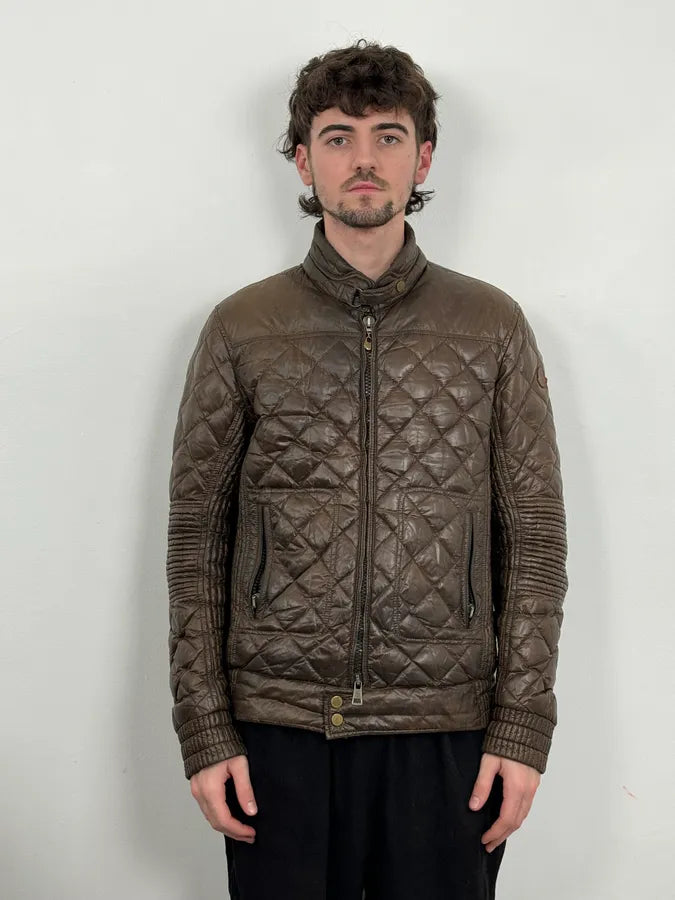 2000s Moncler Brown Quilted Puffer Jacket tyVEHDs 1