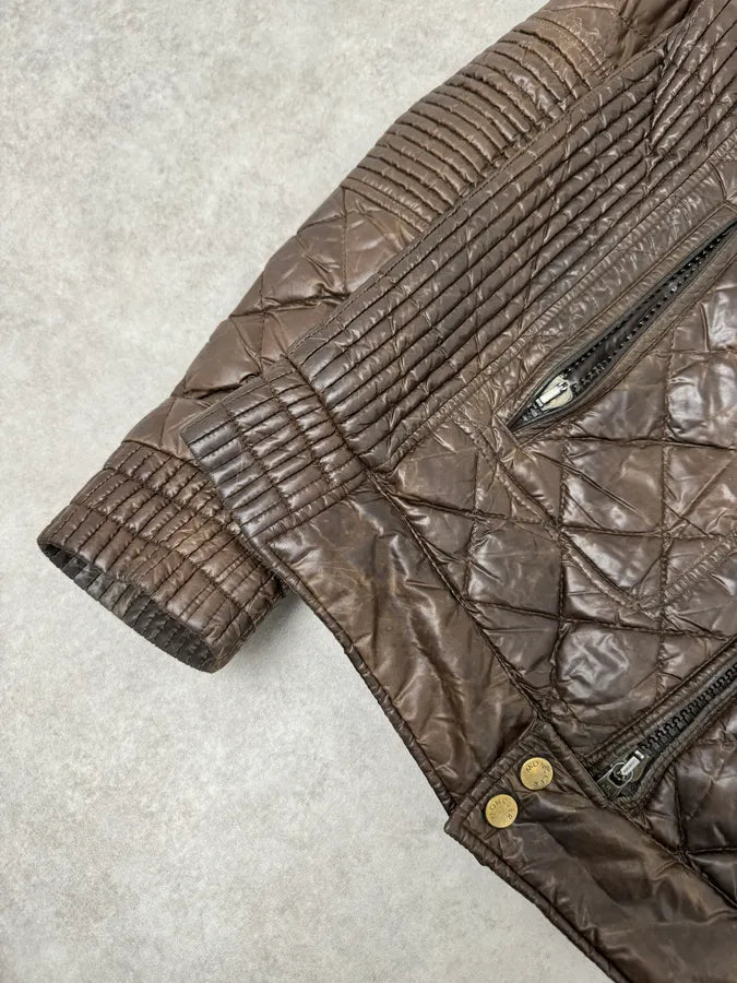 2000s Moncler Brown Quilted Puffer Jacket tyVEHDs 5