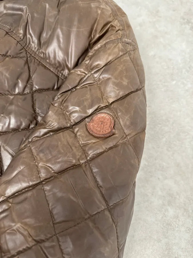 2000s Moncler Brown Quilted Puffer Jacket tyVEHDs 6