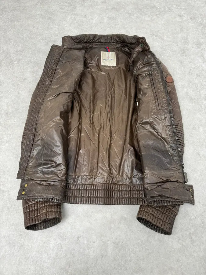 2000s Moncler Brown Quilted Puffer Jacket tyVEHDs 8