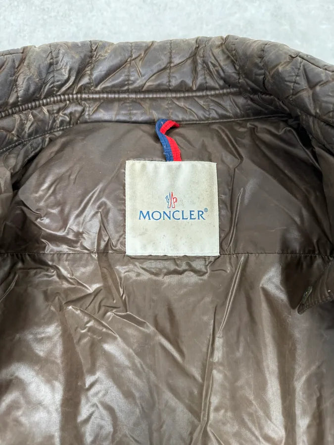 2000s Moncler Brown Quilted Puffer Jacket tyVEHDs 9