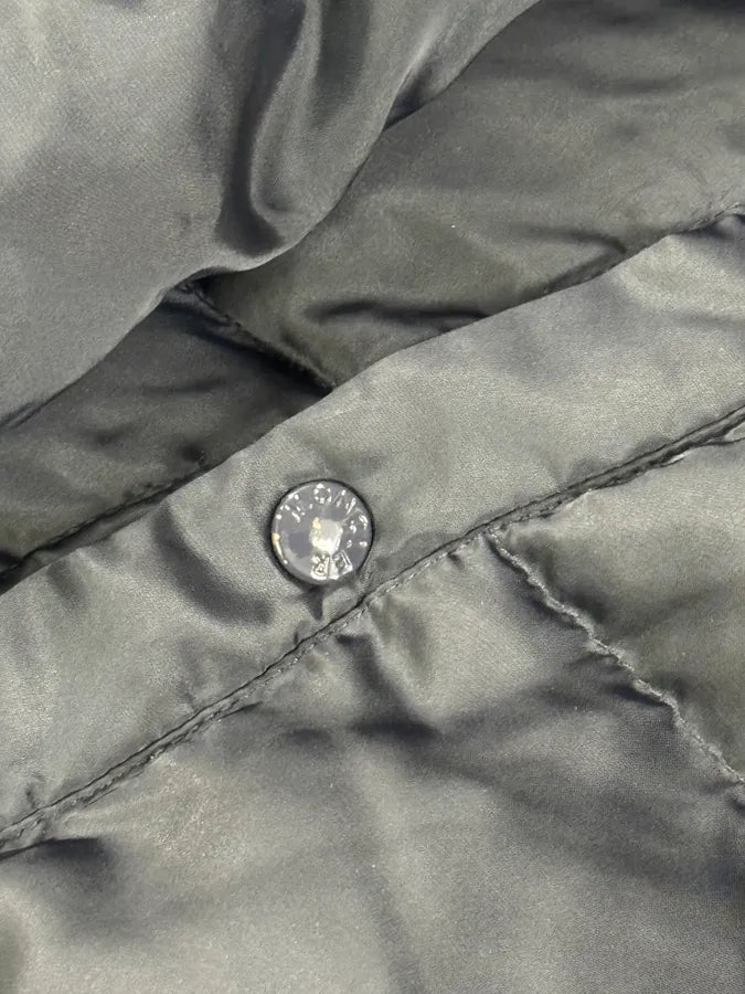 2000s Moncler Fur Hooded Black Puffer Jacket apRcuWv 8