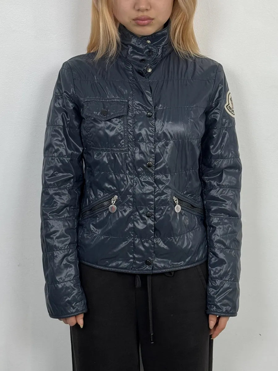 2000s Moncler Navy Light Windbreaker Jacket xkaCakc 1