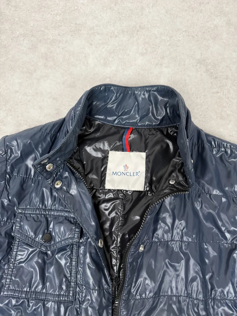 2000s Moncler Navy Light Windbreaker Jacket xkaCakc 10