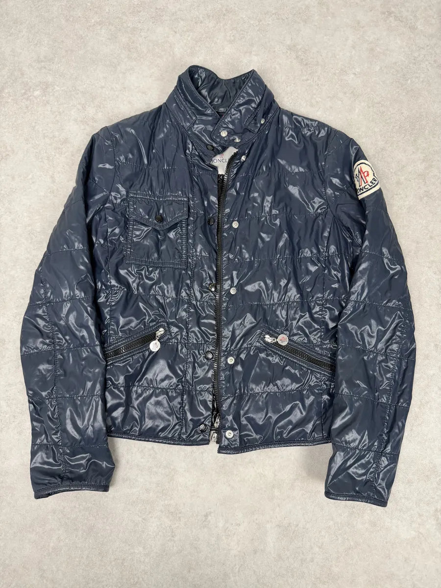 2000s Moncler Navy Light Windbreaker Jacket xkaCakc 3
