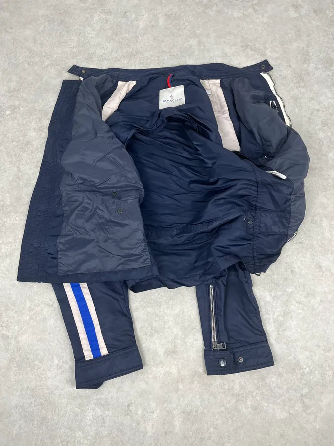 2000s Moncler Navy Lined Zip-up Jacket VrFQBGl 9