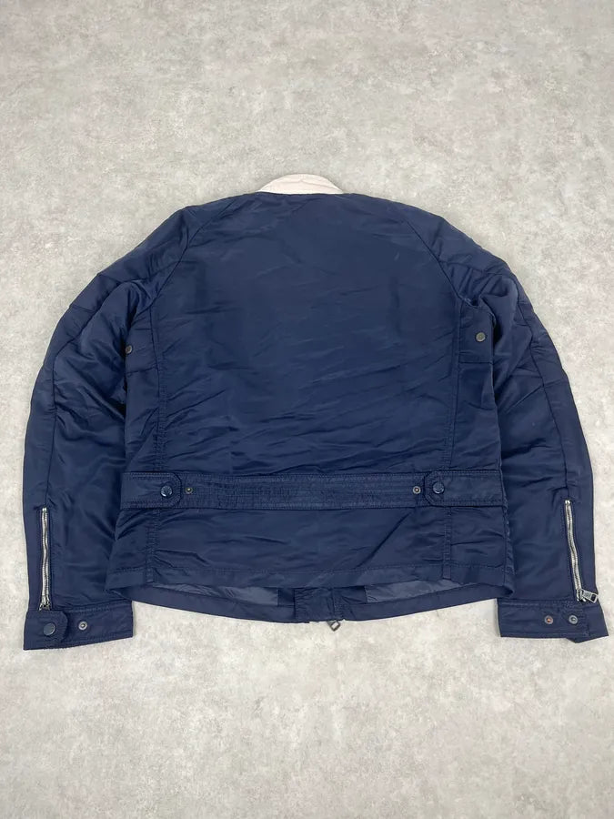 2000s Moncler Navy Lined Zip-up Jacket VrFQBGl 6