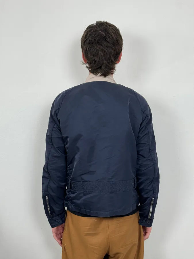 2000s Moncler Navy Lined Zip-up Jacket VrFQBGl 2