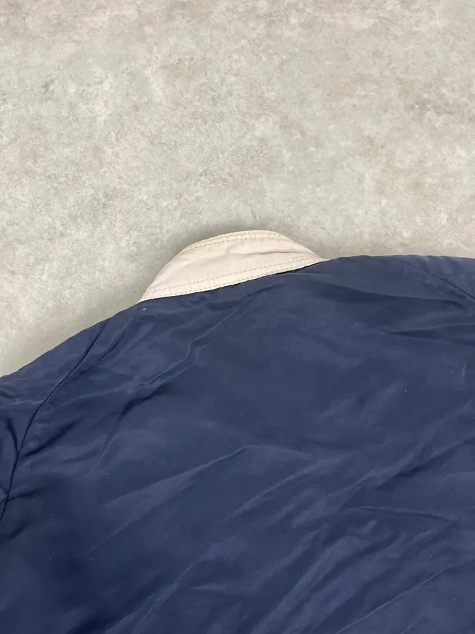 2000s Moncler Navy Lined Zip-up Jacket VrFQBGl 4