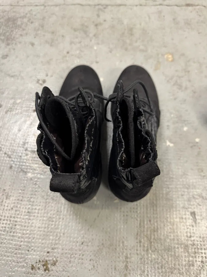 2000s Moncler Puffer Black Leather Boots FnCVYyt 2