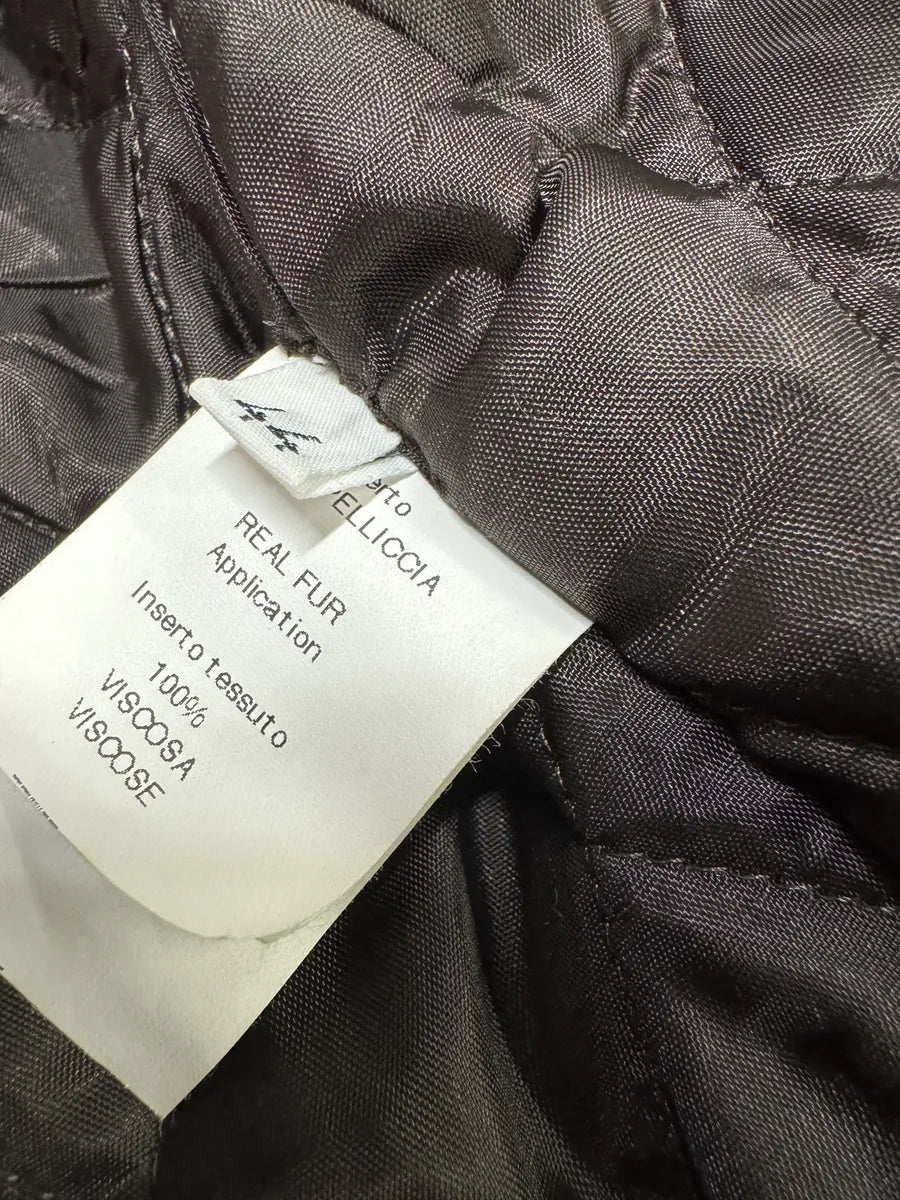 2000s Monica Magni Leopard Fur Set Jacket & Pants  (M) NKImZVI 10