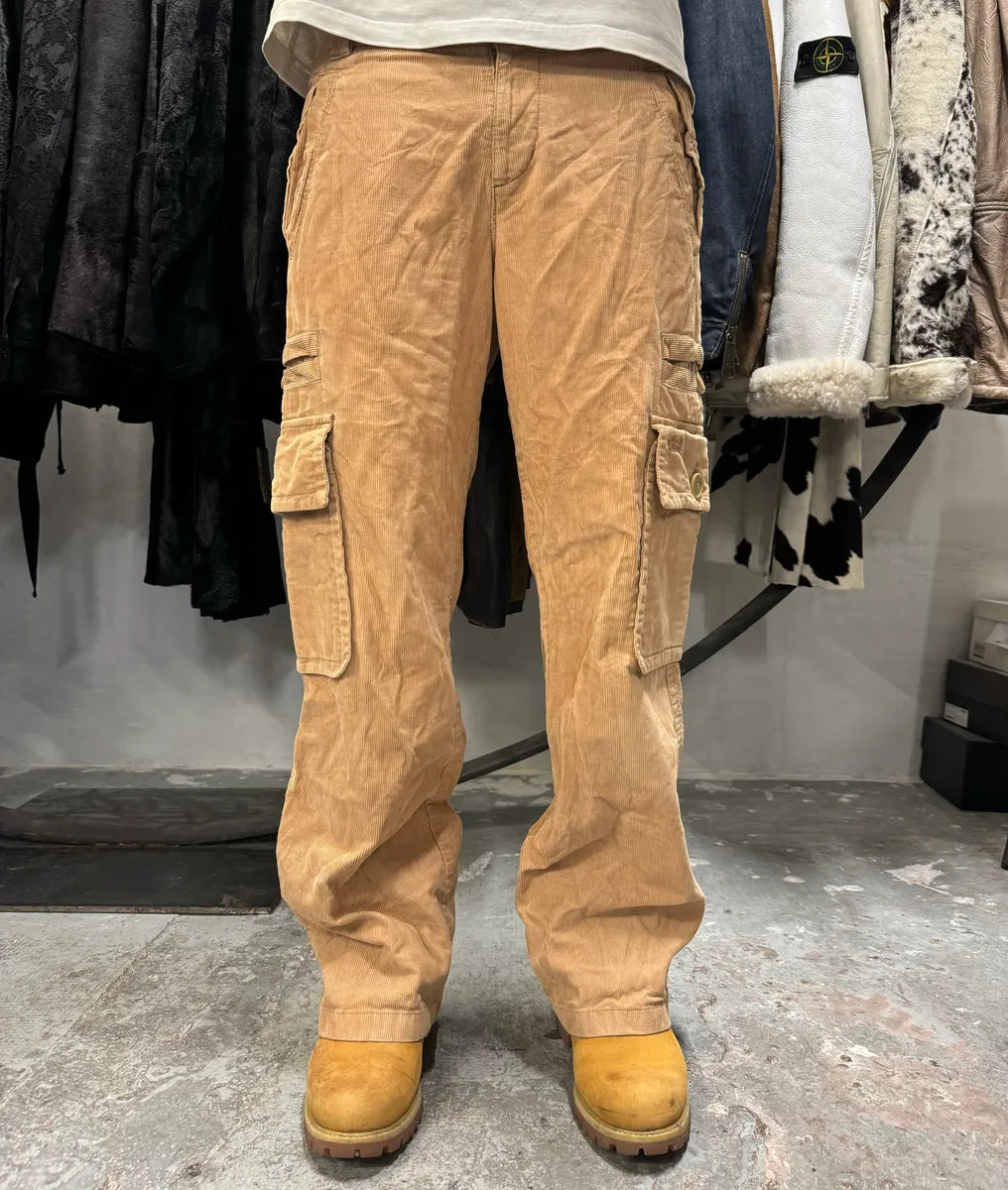 2000s Moschino Beige Cargo Pants (M) eFtWwZH 1