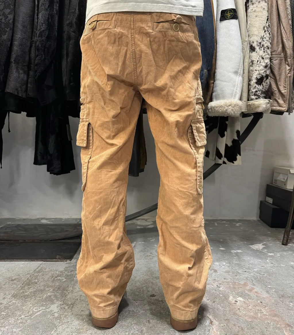 2000s Moschino Beige Cargo Pants eFtWwZH 2