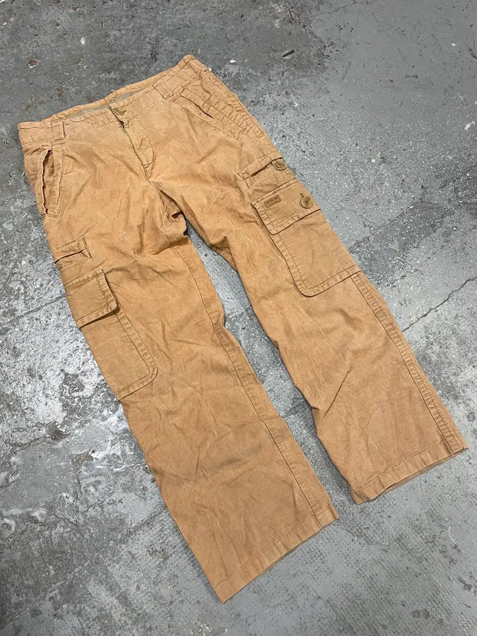 2000s Moschino Beige Cargo Pants (M) eFtWwZH 4