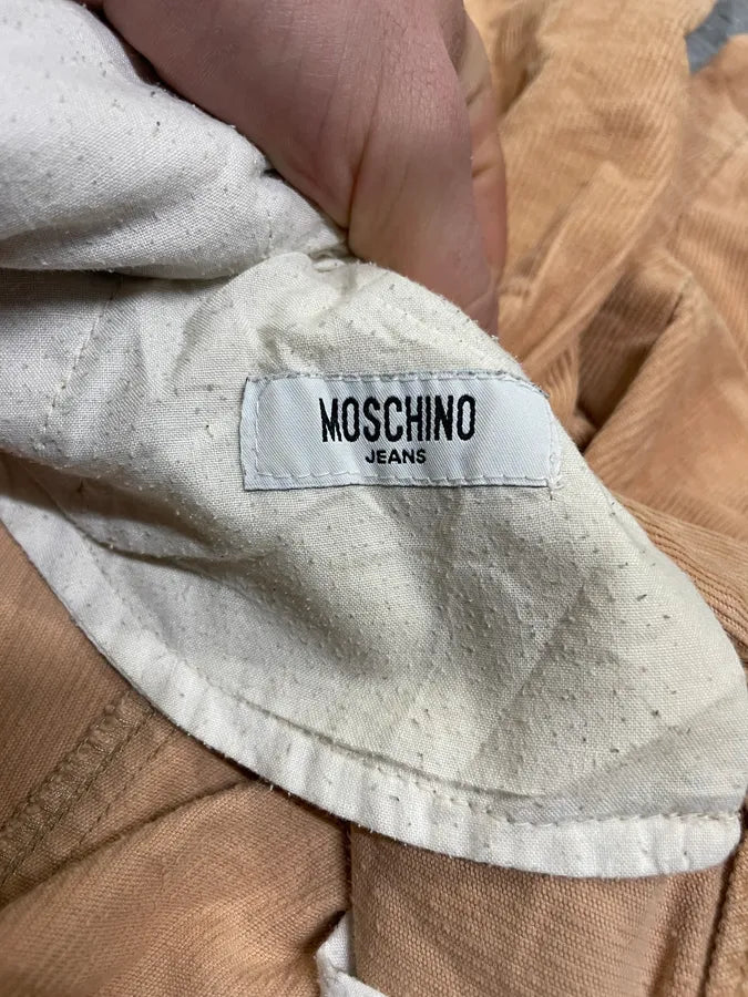 2000s Moschino Beige Cargo Pants eFtWwZH 9