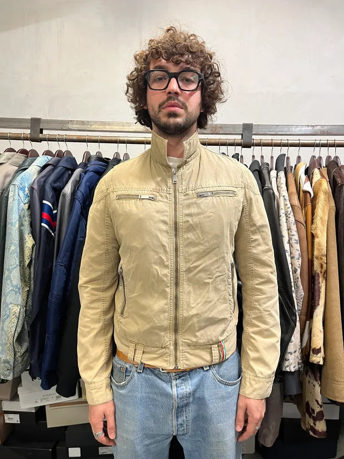 2000s Moschino Beige Utility Italian Jacket YKRPdyp 1