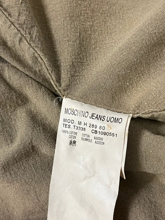 2000s Moschino Beige Utility Italian Jacket YKRPdyp 10
