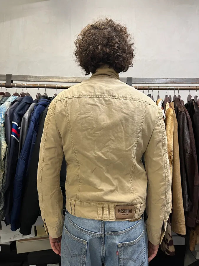 2000s Moschino Beige Utility Italian Jacket YKRPdyp 2