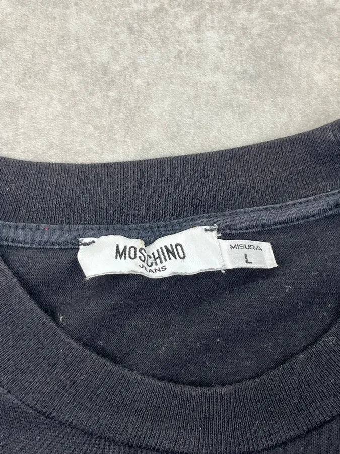1990s Moschino Black Cargo Pocket Longsleeve CInbfWG 6